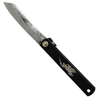 М00002425  -  Нож складной, Higonokami Kuro, 175/75мм, чёрная рукоять