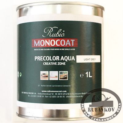 00014691  -    Rubio Monocoat Precolor Aqua Light Grey, 0.1