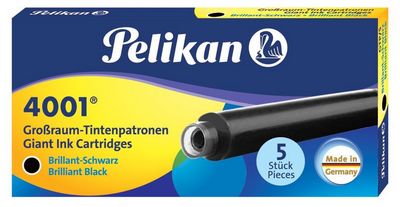 310615  -  Pelikan INK 4001,  (), Brilliant Black, 5   