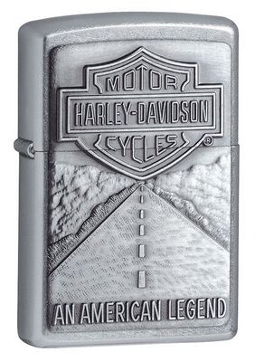 20229  -   Zippo Harley-Davidson American Legend Emblem  20229   Street Chrome, /