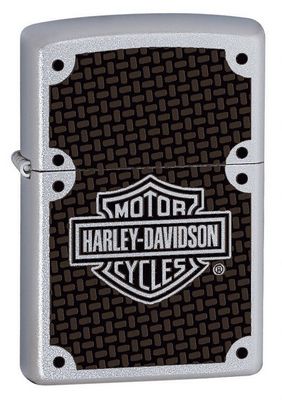 24025  -   Zippo Harley-Davidson Carbon Fiber  24025   Satin Chrome, /, 