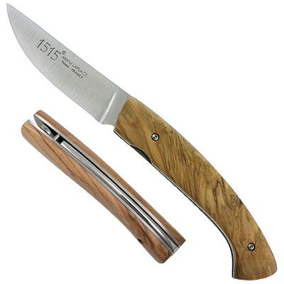 М00002429 - Нож складной, Manu Laplace 1515S Olive,160/60мм